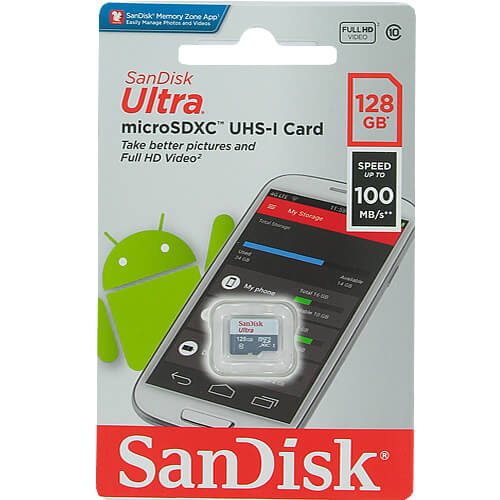 SANDISK MICRO SDHC USH-1 CARD(128GB)