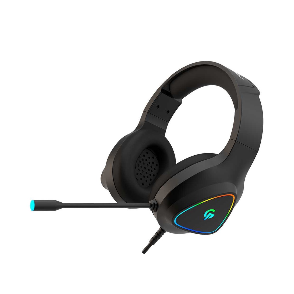 Porodo Gaming RGB Headphone HD Sound - Black - PDX414-BK