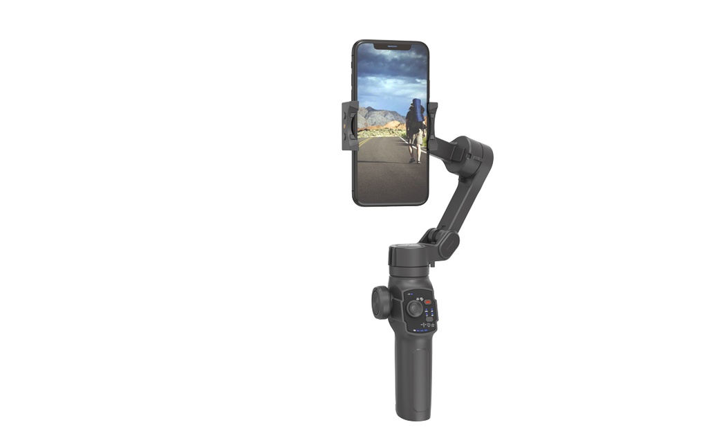 Porodo 3-Axis Gimbal Stabilizer AI Tracking-Black - PD-AITGMP9-BK