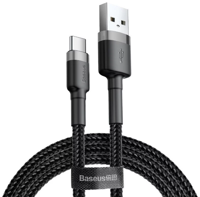 Baseus Cafule cable Type-C 2A 3m Gray+Black