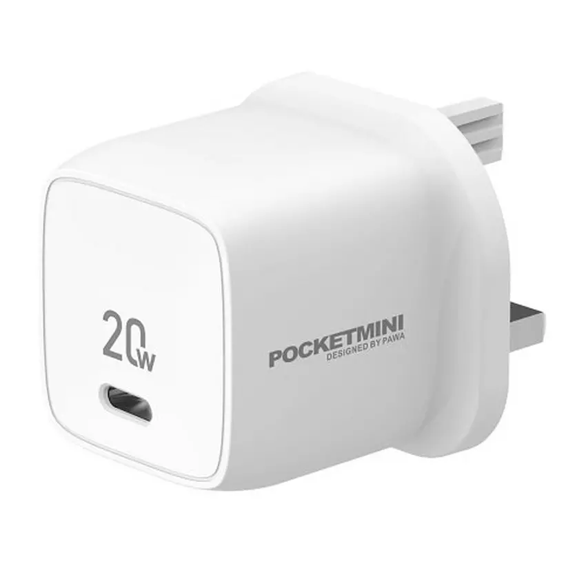 Pawa Pocket mini Travel Charger PD20W UK