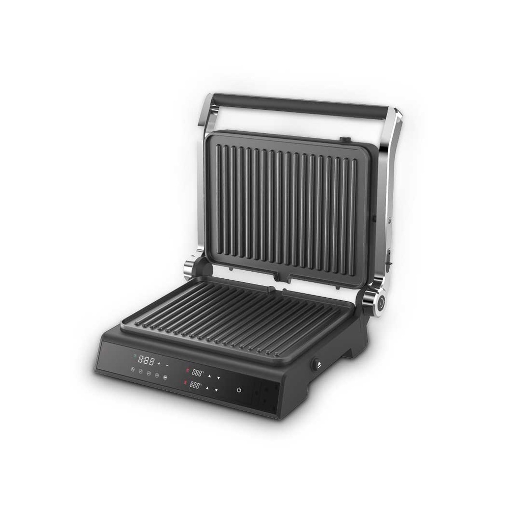 Porodo LifeStyle Glasstop Digital Grill with Removable Grill Plate 2000W - Black