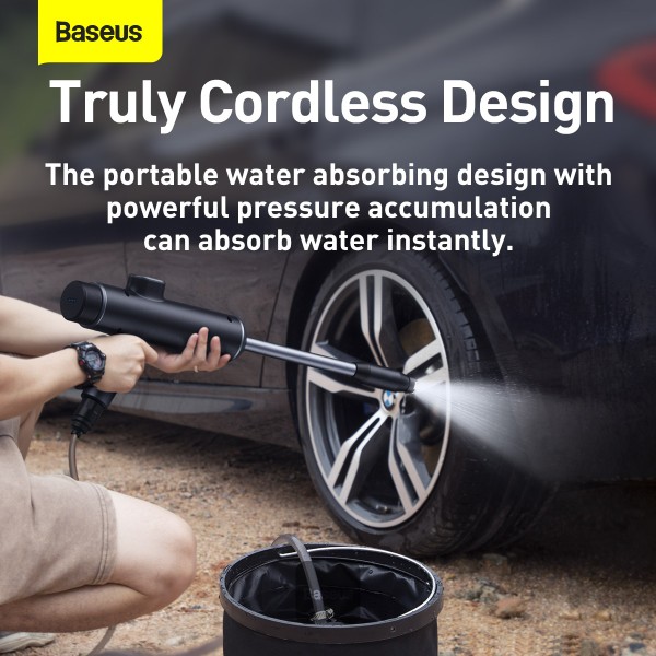 Baseus Portable Cordless Pressure Washers (50W 5V/2A )