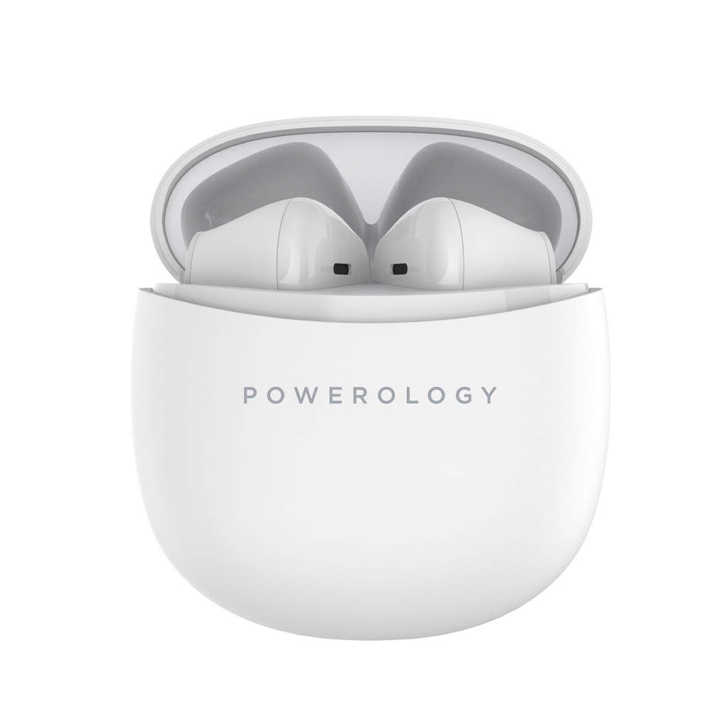 Powerology Stereo Buds Pluse -White - PWLAU001