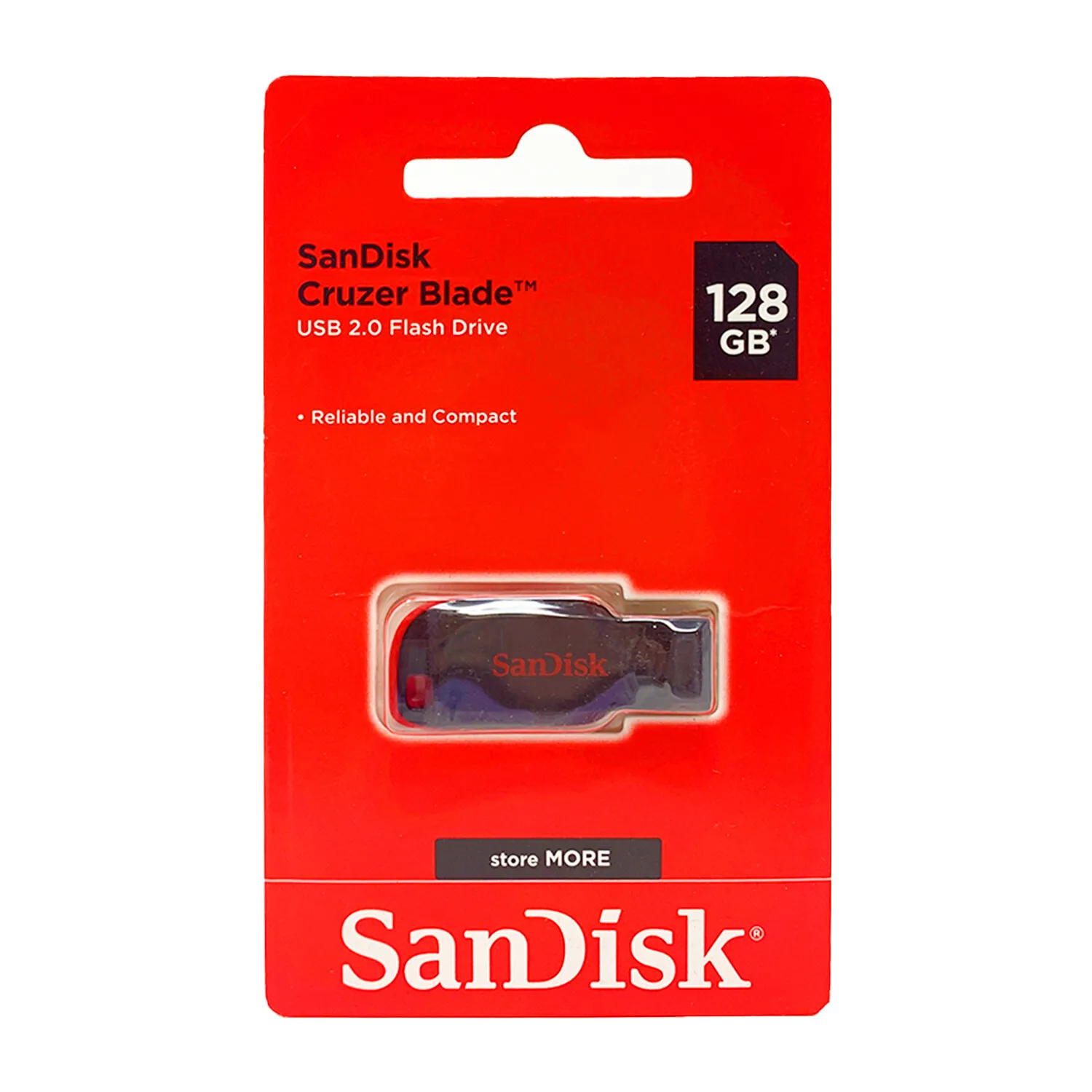 SANDISK FLASH DRIVE CRUZER BLADE (128GB)