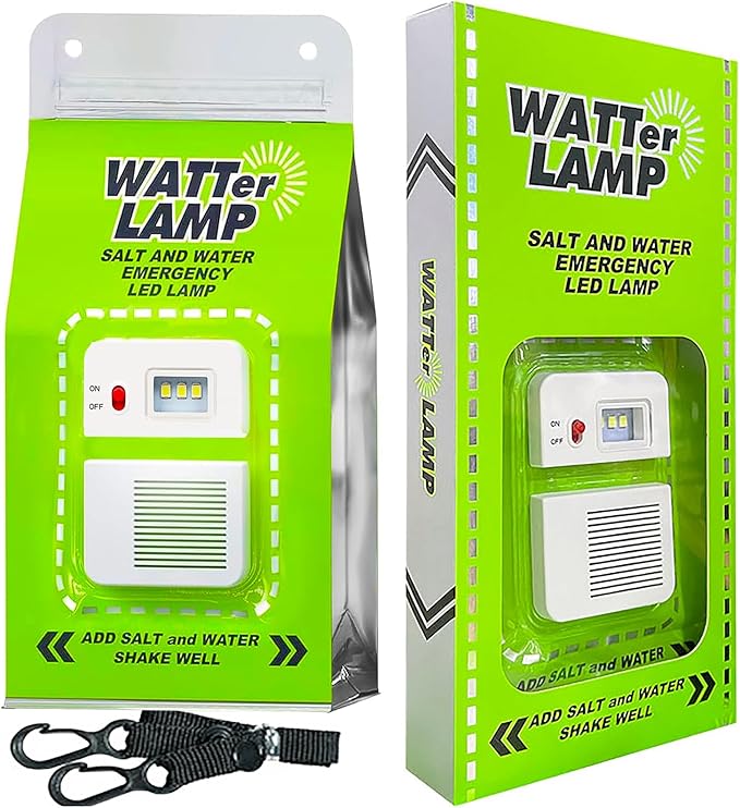 water lamp water lamp and salt and water emerency led lamp