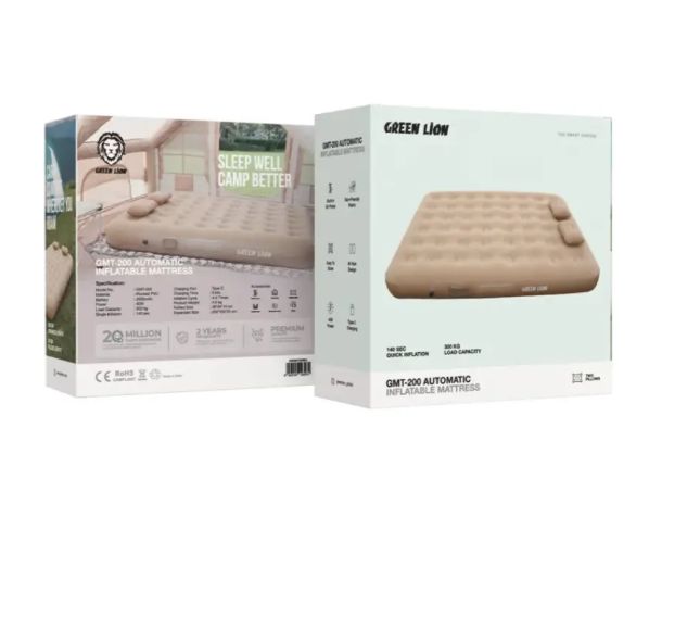 Green Lion GMT-200 Automatic Inflatable Mattress - Beige