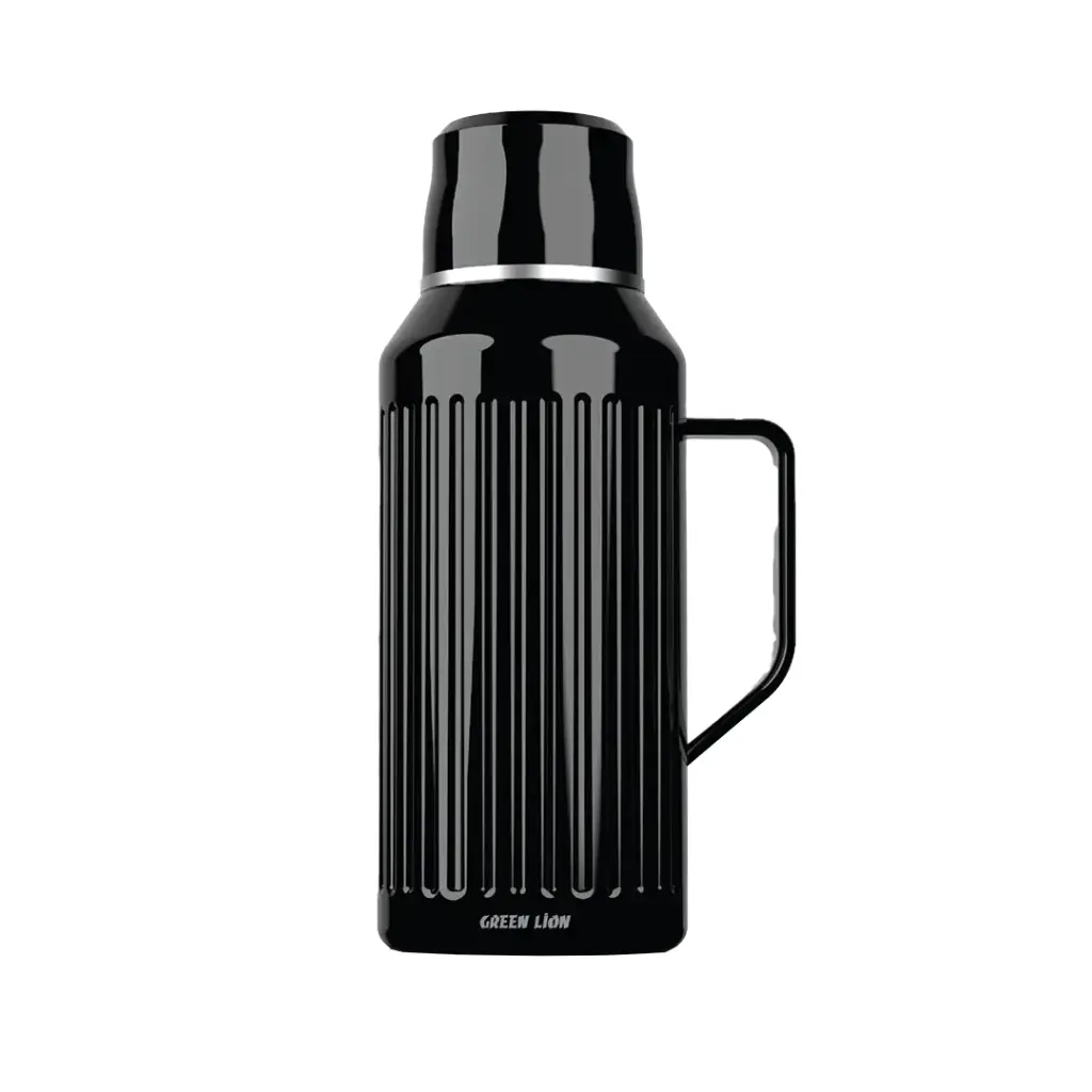 Green Lion Vintage Thermal Bottle - Black