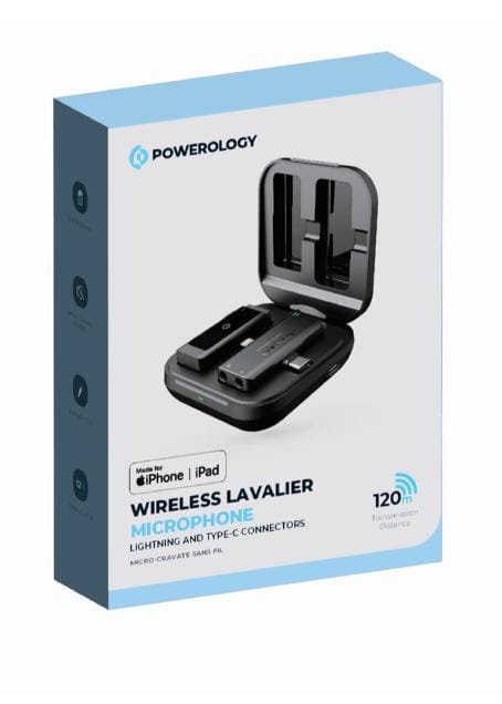 POWEROLOGY Wireless lavalier 120m