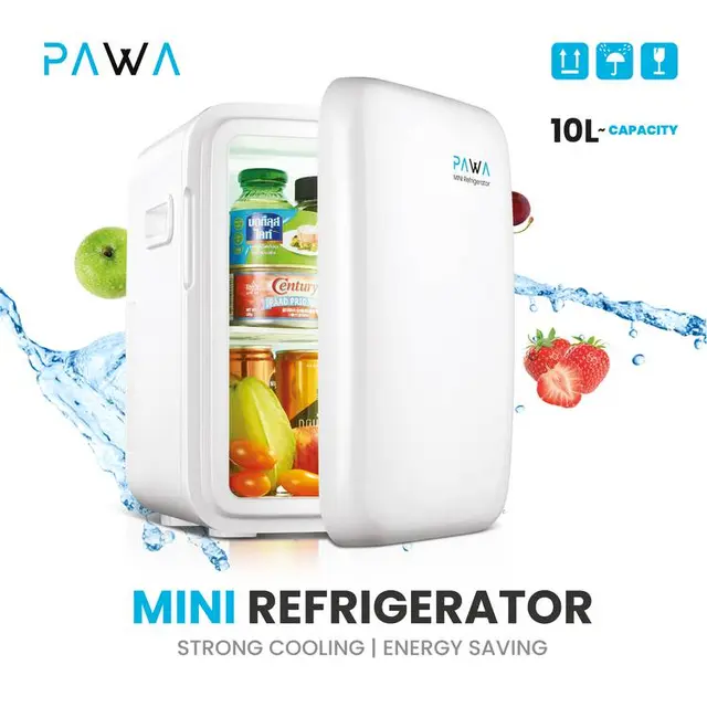 Pawa cool$warm Mini Refrigerator 10Ltr White - PW-10LMR-WH