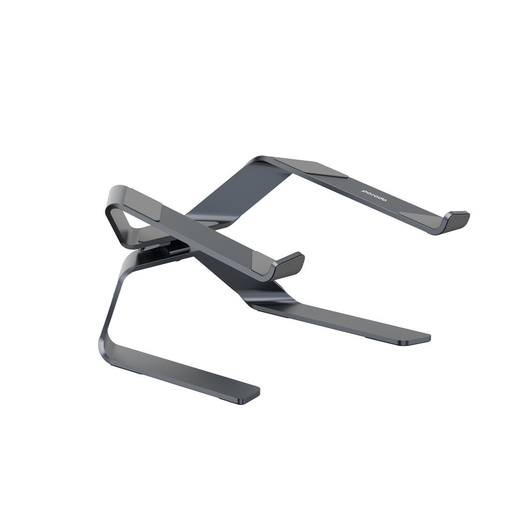 Porodo Ergonomic Laptop Stand -Adjustable Patented Design-Gray - PD- A150RALS-GY