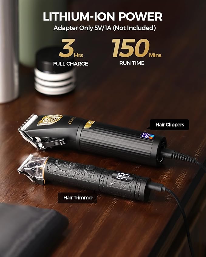 GLAKER HAIR CLIPPER KITS DOMINANT GROOMING FOR MEN