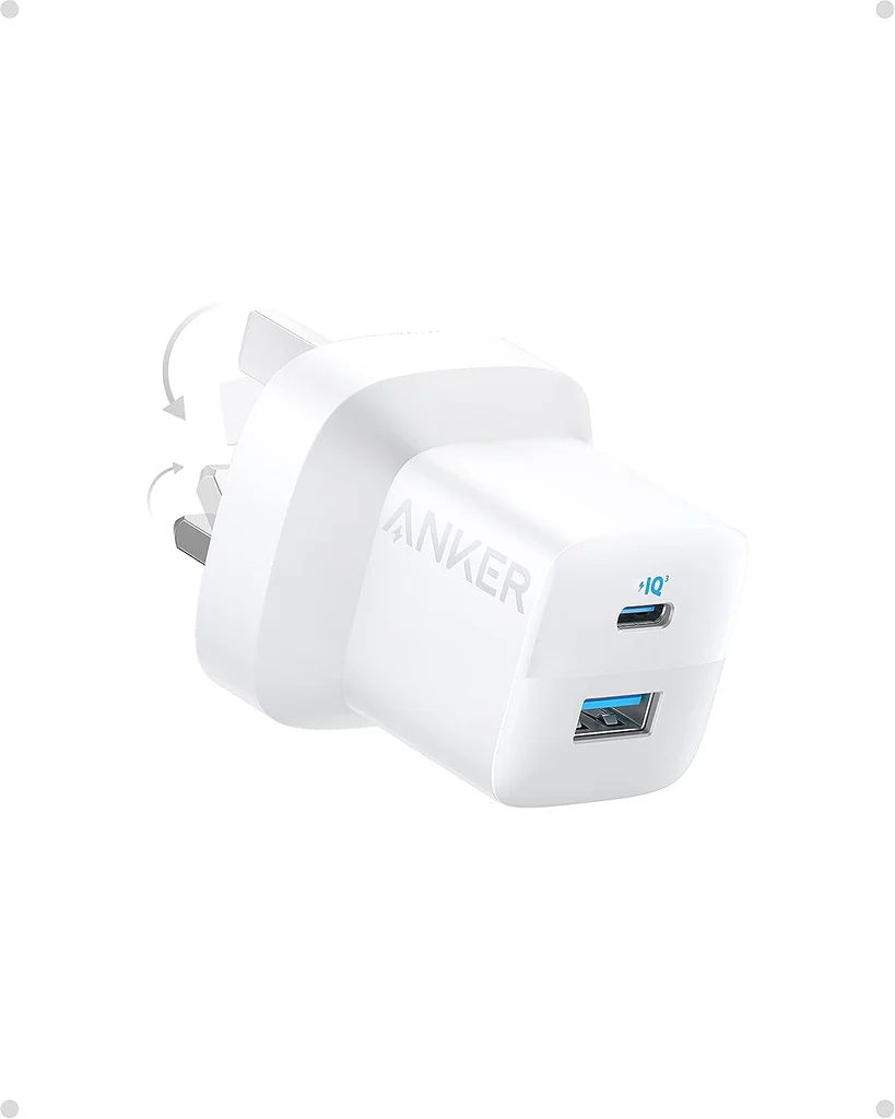 ANKER 323 CHARGER WITH 310 USB-C TO LIGHTNING CABLE (33W , 3FT)