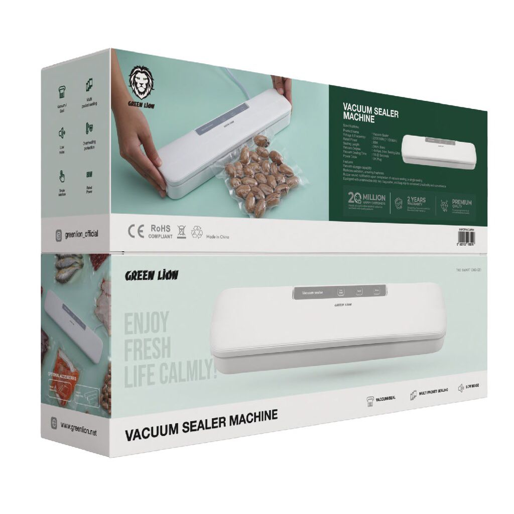 Green Lion Vacuum Sealer  Machine - White