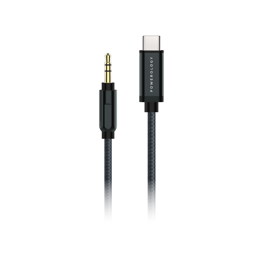 Powerology aluminium braided audio cable