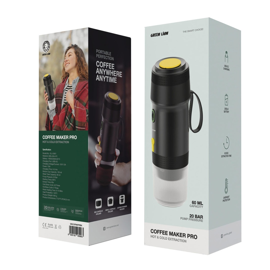 Green lion G-Portable Pro coffee maker 60ml