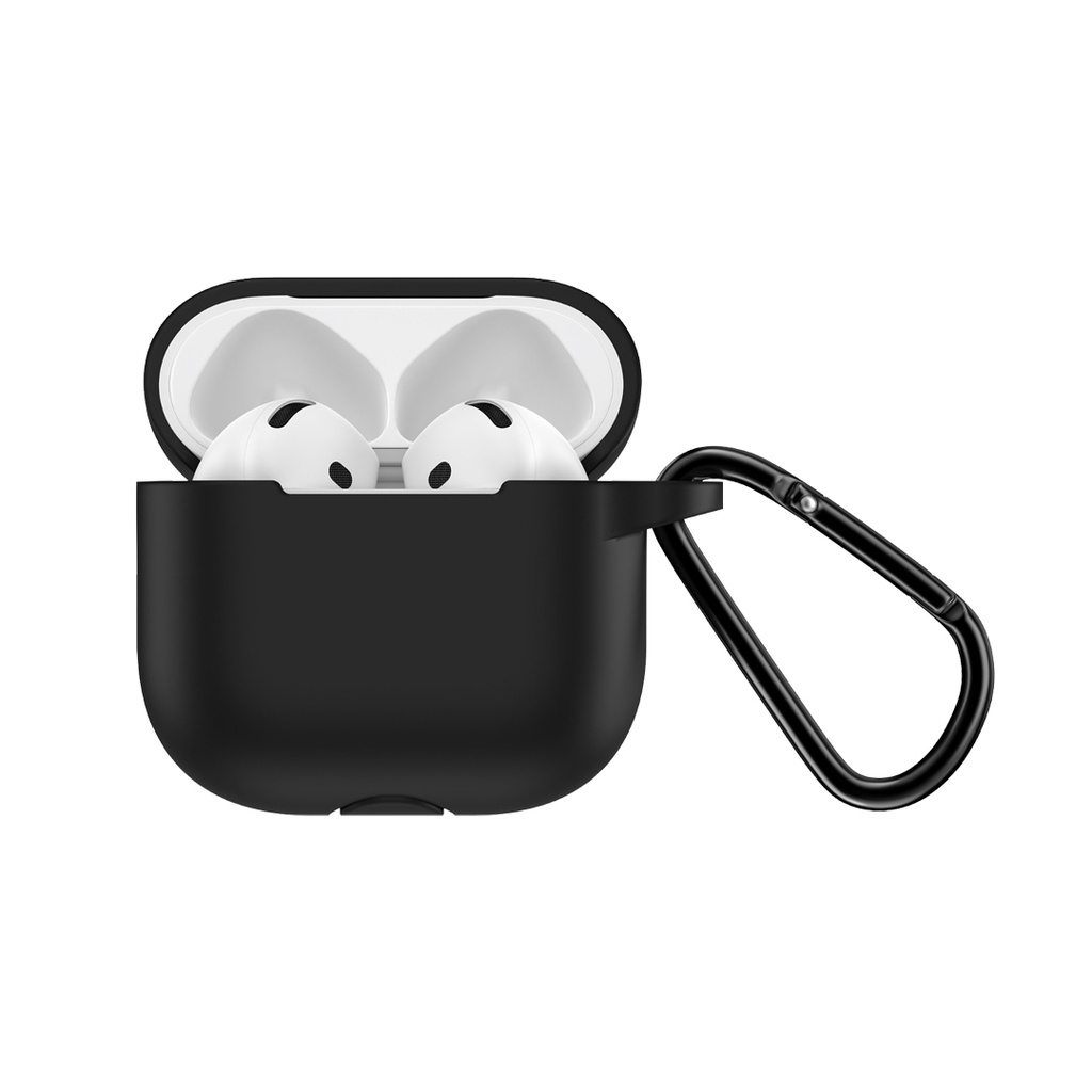 Green Lion Berlin series Silicone Case for Airpods 4 - Black