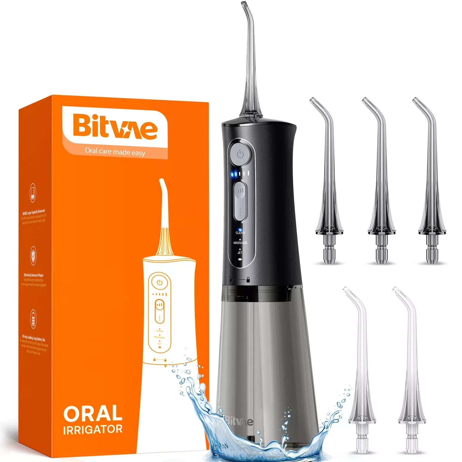 Oral lrrigator C2 BITVAE-BLACK