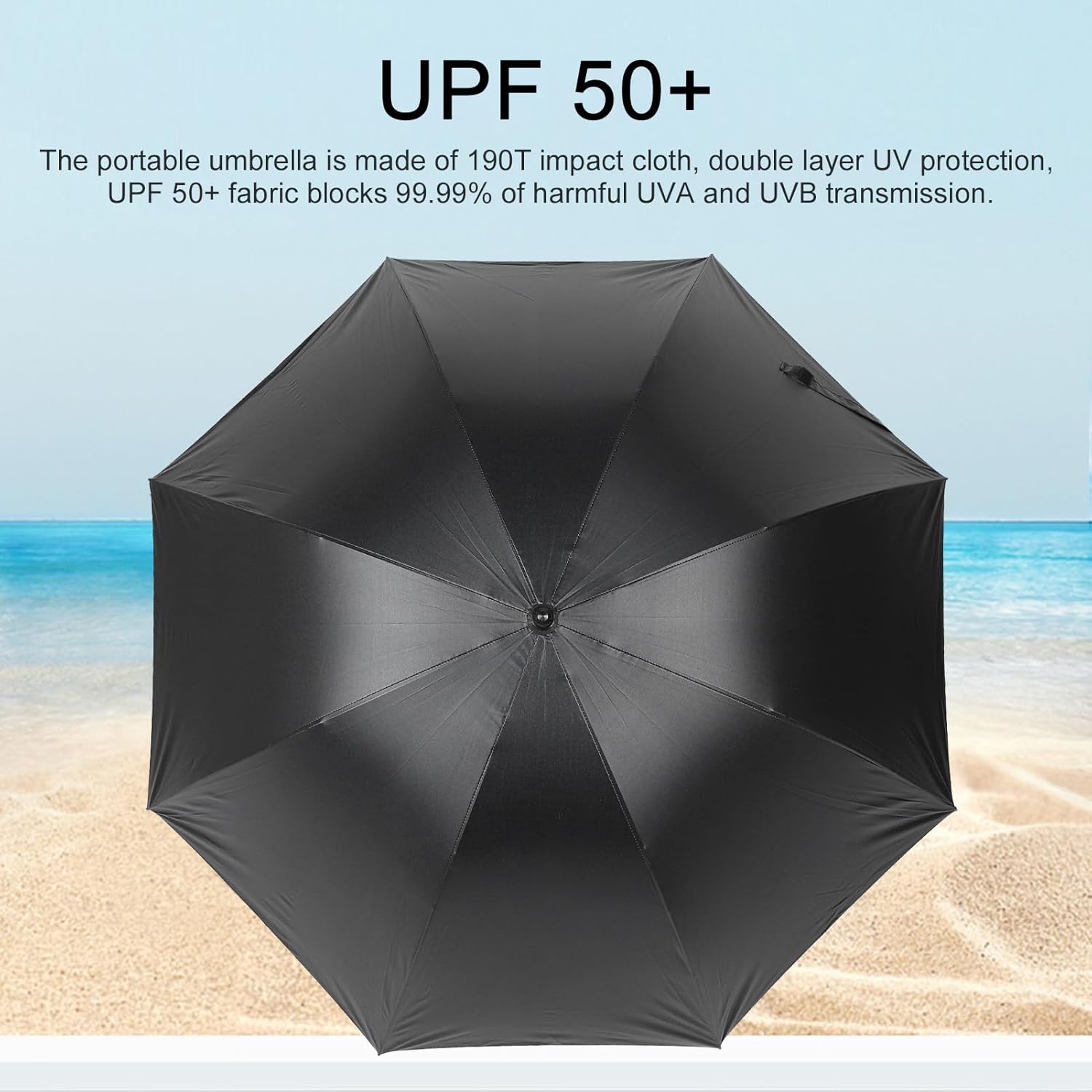 UMBRELLA WITH FAN AND SPRAY