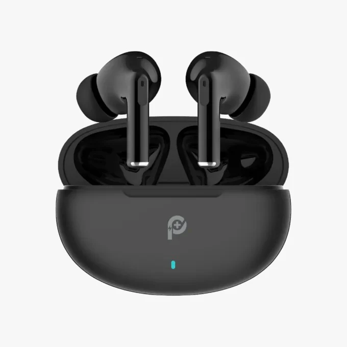 PowerO+ Serene True Wireless Earbuds- Black - PR-SEBT8324-BK