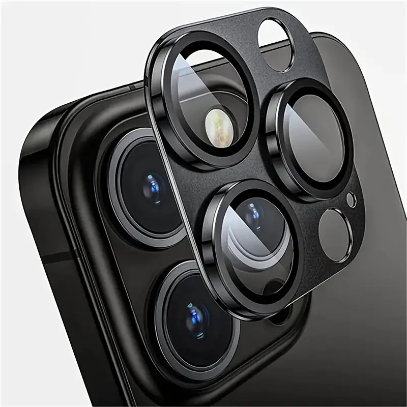 Froog Ultra Pure Camera Lens Protector for Iphone 16 Pro / 16 Pro Max - Blac