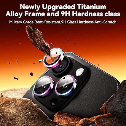 Froog Ultra Pure Camera Lens Protector for Iphone 16 Pro / 16 Pro Max - Titanium