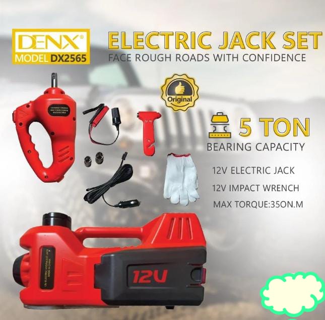 DENX Electric 5 Ton Jack set DX2565