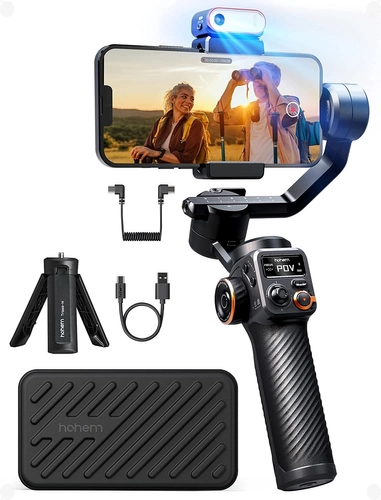 hohem iSteady M6 3-Axis Smartphone Stabilizer with Fill Light & AI Vision sensor