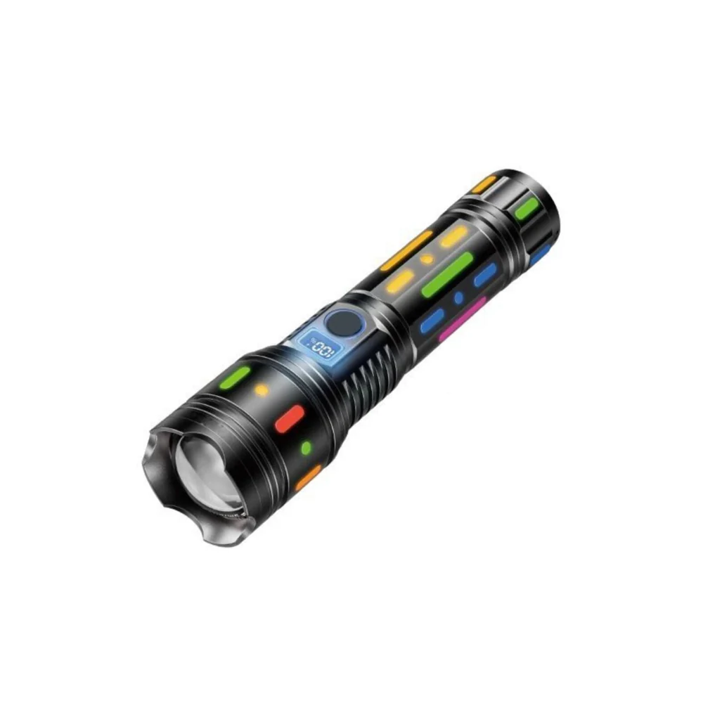 Multifunctional Telescopic Zoom Fluorescent Light Absorber Flashlight