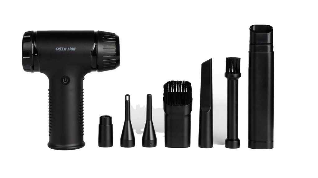 Green Lion 2 in 1 Wireless Vacuum Cleaner & Dust Blower 55W - Black