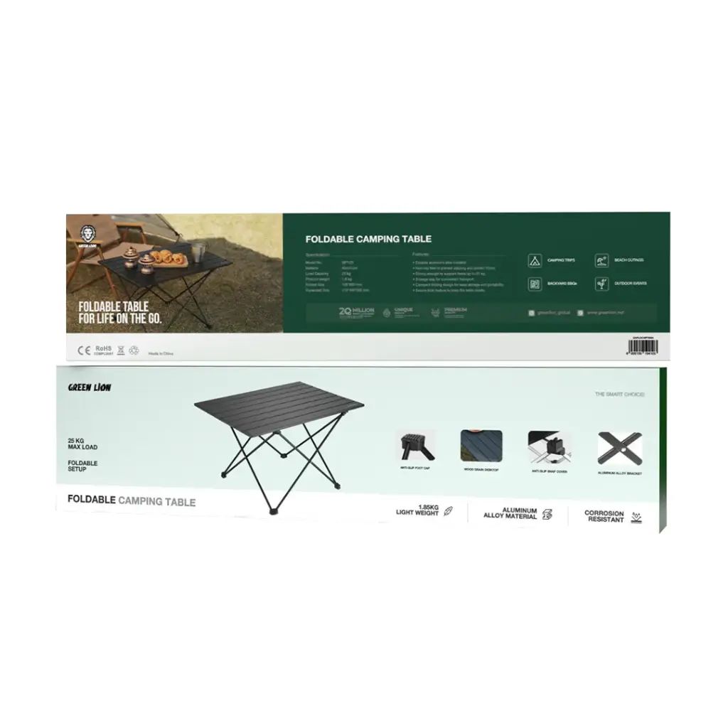 Green lion foldable camping TABLE