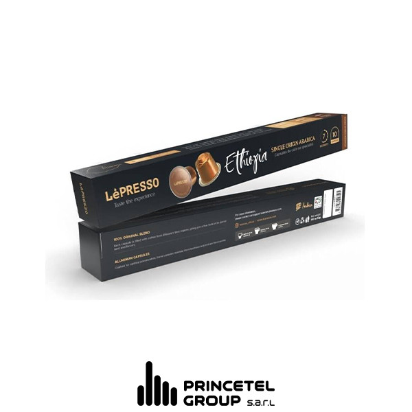 LePresso Aluminum Capsules for Nespresso Medium Blended 10pc - Ethiopia