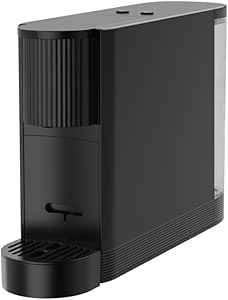 Lepresso 20 Bar Coffee Machine with 500ml Water Capacity and Cupsule Storage - Black