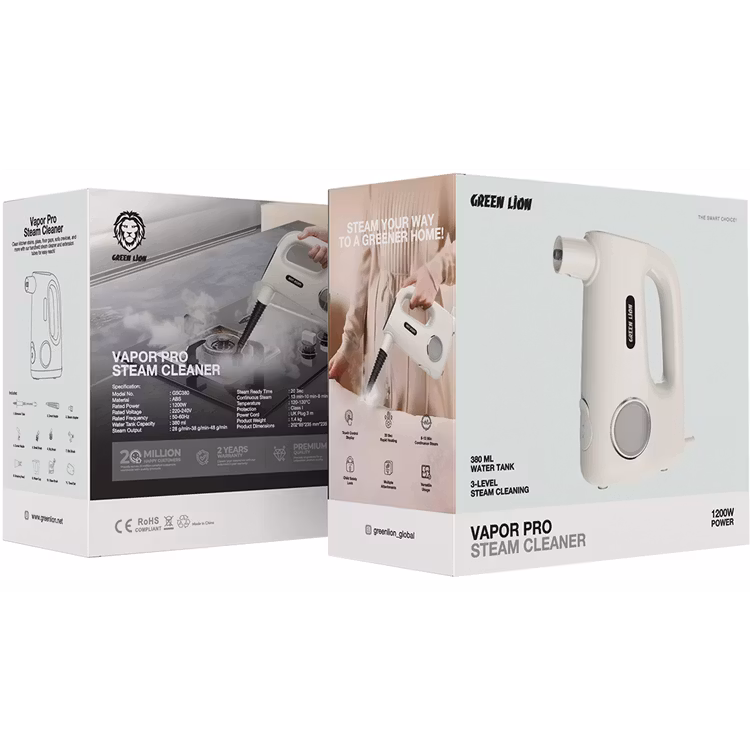 Green Lion Vapor Pro Steam Cleaner 1200W - Beige