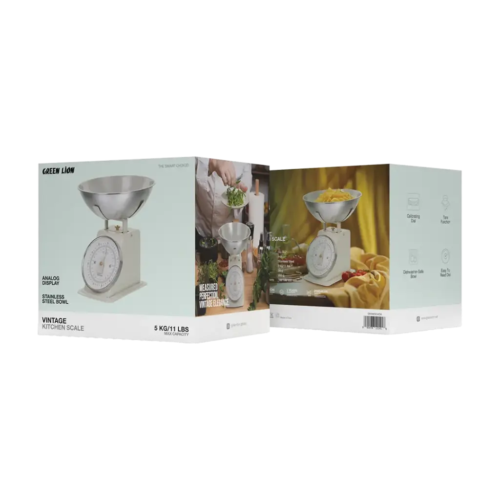 Green Lion Vintage Kitchen Scale - Cream