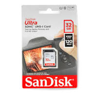 SanDisk Ultra MemoryCard 32GB 120MB/s for Camera