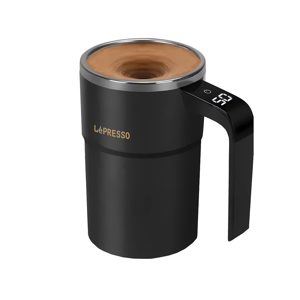 LePresso Auto Magnetic Stirring Cup - Black