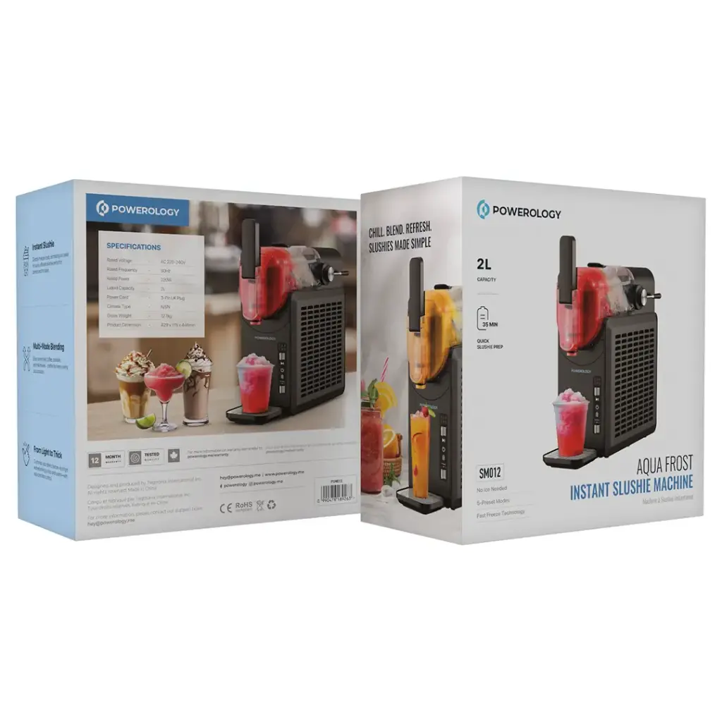 Powerology aqua frost lnstand slushie mache-black