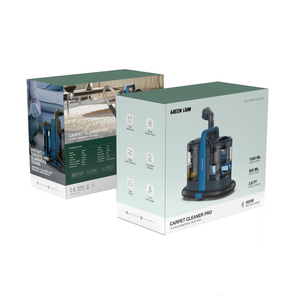 Green Lion Carpet Cleaner Pro - Blue